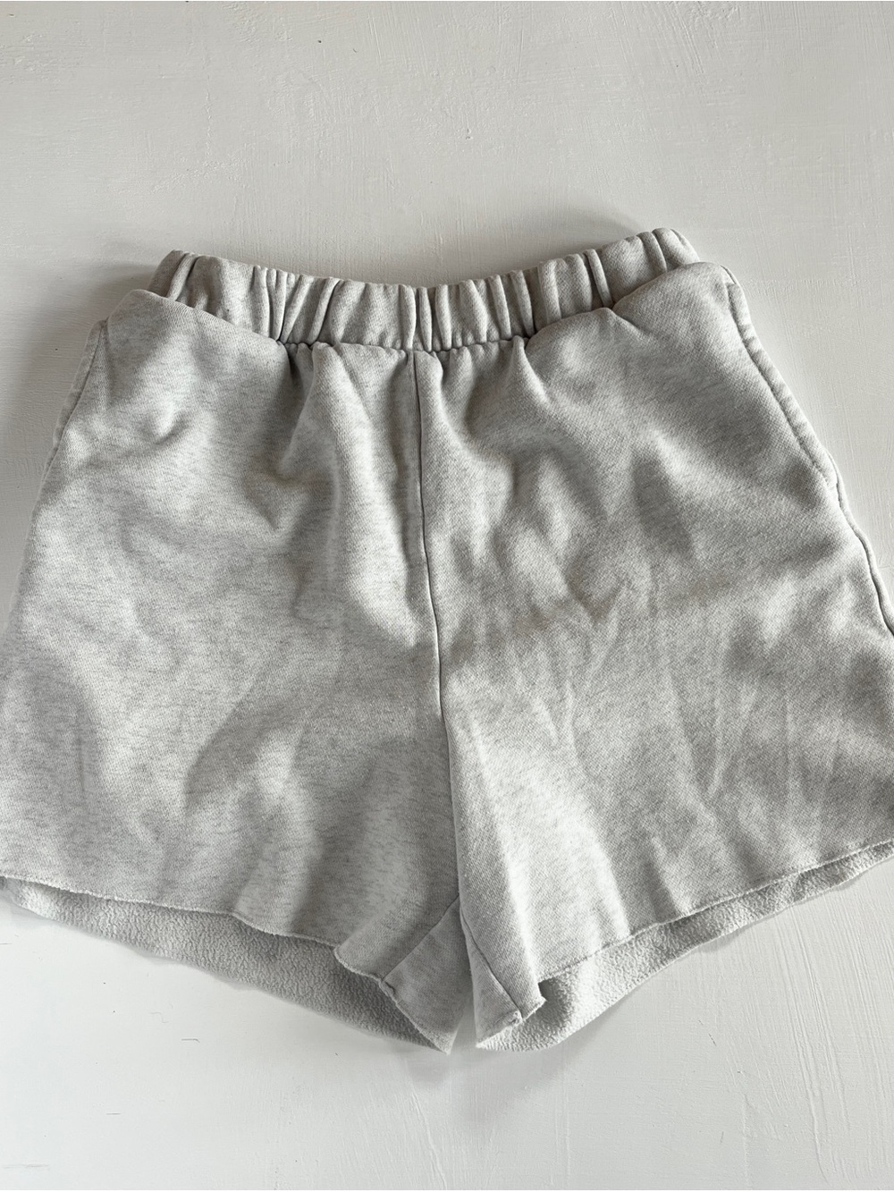 GAP Light Gray Women's Elastic Waist Athletic Shorts
